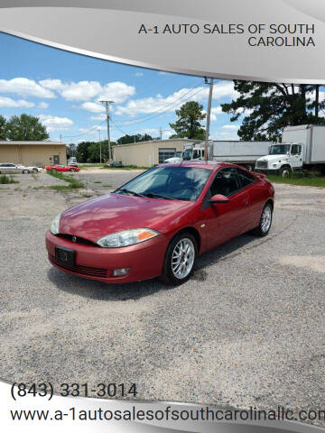 2002 Mercury Cougar for sale at A-1 Auto Sales Of South Carolina in Conway SC