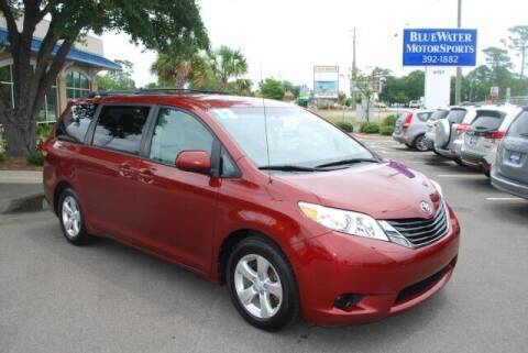 2012 Toyota Sienna for sale at BlueWater MotorSports in Wilmington NC