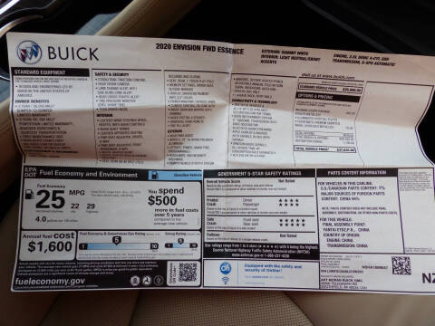 2020 Buick Envision Essence