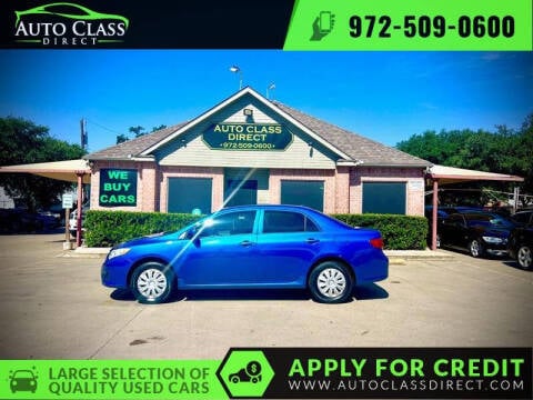 2010 Toyota Corolla for sale at Auto Class Direct in Plano TX