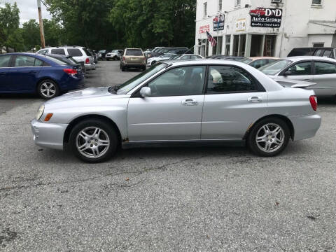 2002 Subaru Impreza for sale at DND AUTO GROUP in Belvidere NJ