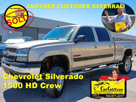 2003 Chevrolet Silverado 1500HD for sale at The Car Company in Las Vegas NV