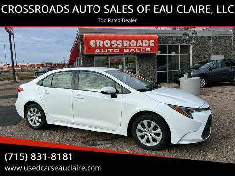 2022 Toyota Corolla for sale at CROSSROADS AUTO SALES OF EAU CLAIRE, LLC in Eau Claire WI