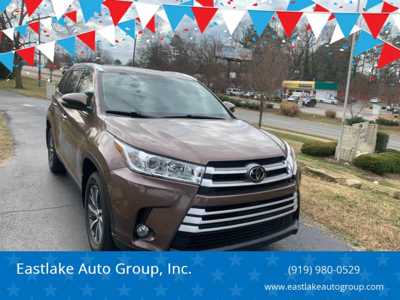 2019 Toyota Highlander for sale at Eastlake Auto Group, Inc. in Raleigh NC