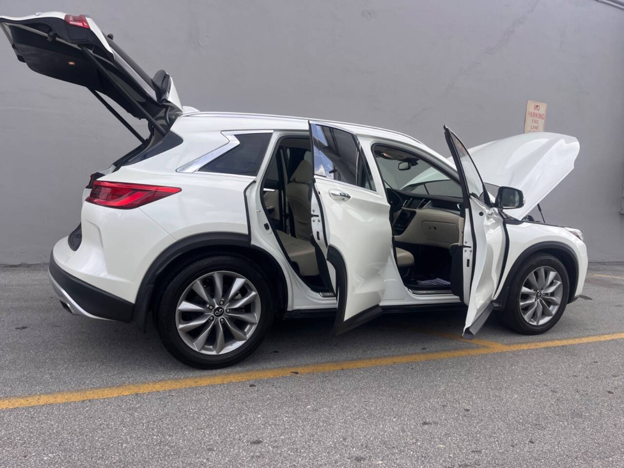 2021 INFINITI QX50 for sale at M & J UNITED AUTO SALES in LAUDERDALE LAKES, FL