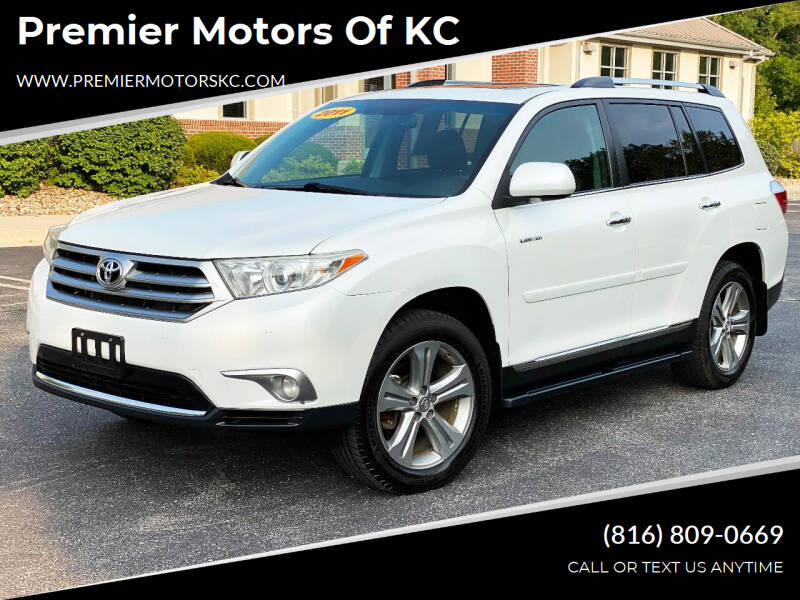 2011 Toyota Highlander for sale at Premier Motors of KC in Kansas City MO