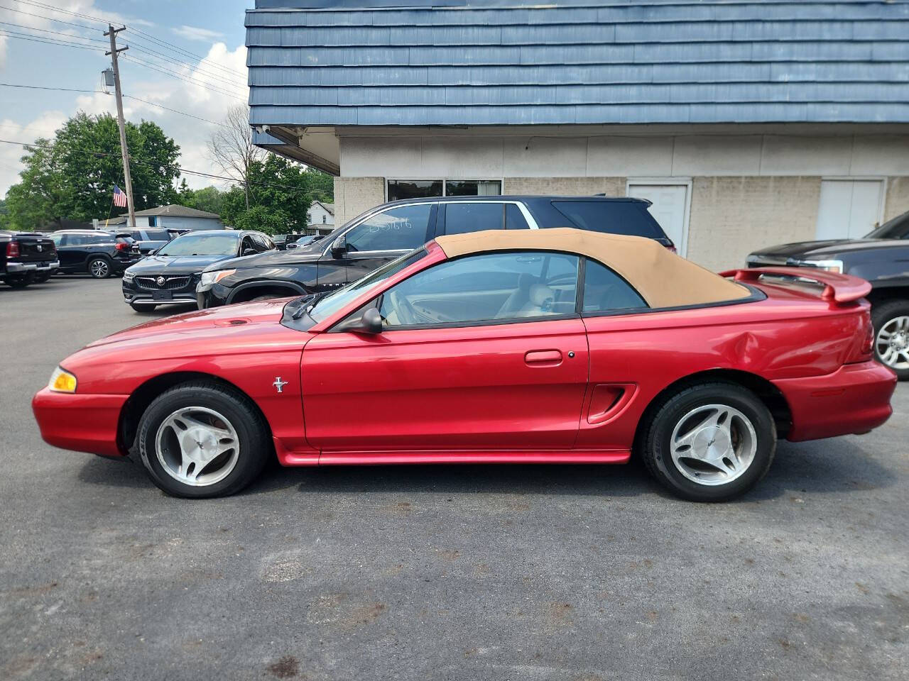 Burgundy 1998 Ford Mustang Base Convertible 2dr Convertible 3