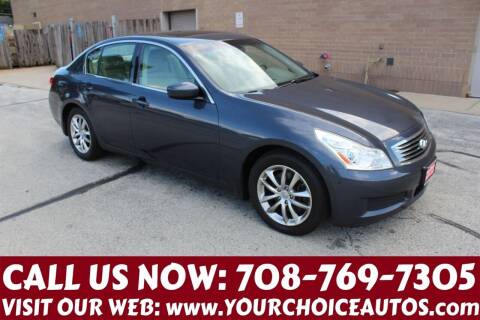 2009 Infiniti G37 Sedan for sale at Your Choice Autos in Posen IL