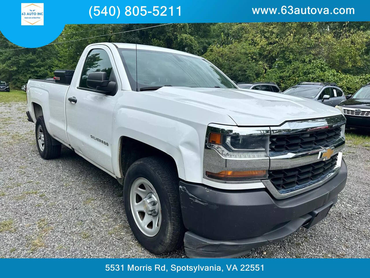 2017 Chevrolet Silverado 1500 for sale at 63 Auto Inc in Spotsylvania, VA