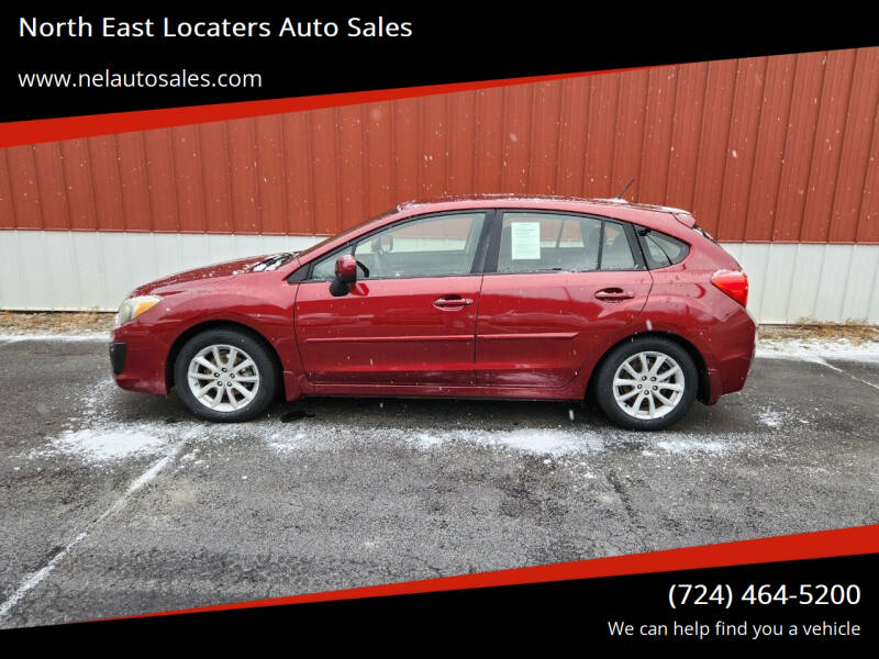 2013 Subaru Impreza for sale at North East Locaters Auto Sales in Indiana PA