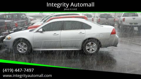 2012 Chevrolet Impala for sale at Integrity Automall in Tiffin OH