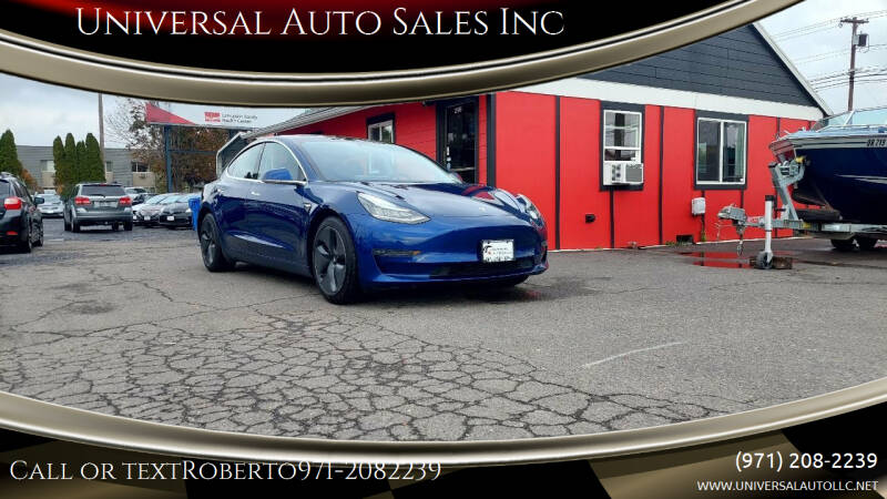 2020 Tesla Model 3 for sale at Universal Auto Sales Inc in Salem OR