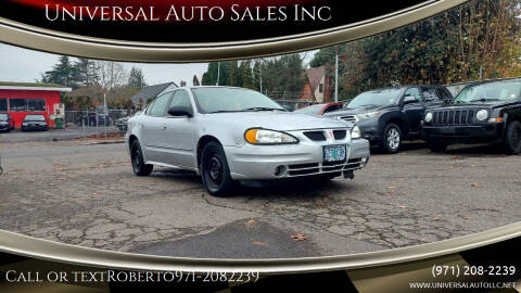 2005 Pontiac Grand Am for sale at Universal Auto Sales Inc in Salem OR
