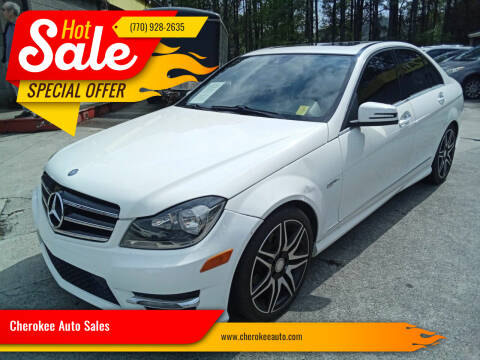 2014 Mercedes-Benz C-Class for sale at Cherokee Auto Sales in Acworth GA