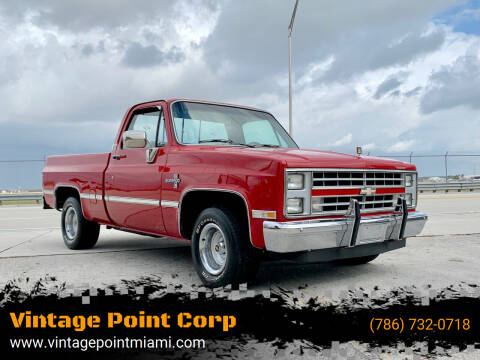 1987 Chevrolet R/V 10 Series for sale at Vintage Point Corp in Miami FL