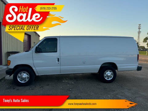 2004 Ford E-Series for sale at Tony's Auto Sales in Freeport TX