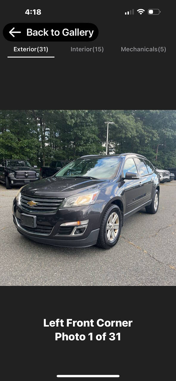 2014 Chevrolet Traverse for sale at Heavenly Touch Auto Sales Inc in Middletown, NY