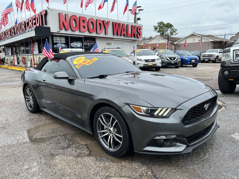 2016 Ford Mustang for sale at Giant Auto Mart in Houston TX