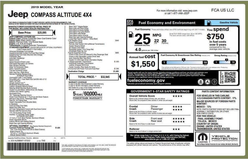 2019 Jeep Compass Altitude