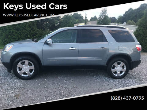 2008 GMC Acadia for sale at Keys Used Cars in Morganton NC