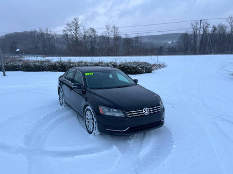 2013 Volkswagen Passat for sale at HACKETT & SONS LLC in Nelson PA