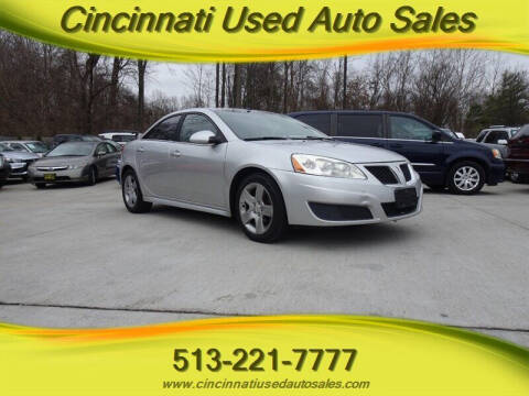 2010 Pontiac G6 for sale at Cincinnati Used Auto Sales in Cincinnati OH