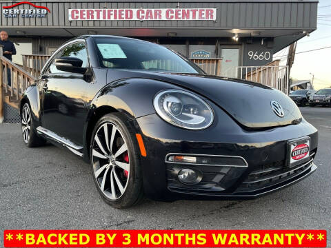 2015 Volkswagen Beetle for sale at CERTIFIED CAR CENTER in Fairfax VA
