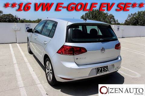 2016 Volkswagen e-Golf SE