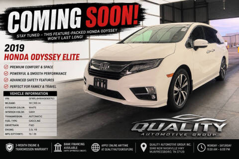 2019 Honda Odyssey Elite