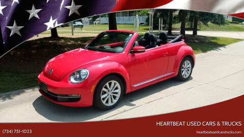 2013 Volkswagen Beetle Convertible for sale at Heartbeat Used Cars & Trucks in Harrison Township MI