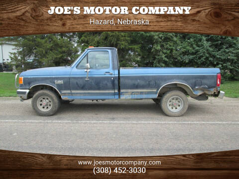 1990 Ford F-150 for sale at Joe's Motor Company in Hazard NE
