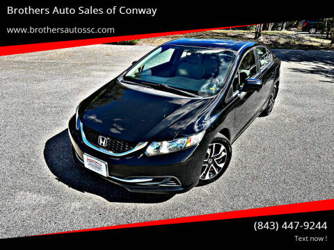 2014 Honda Civic for sale at Brothers Auto Sales of Conway in Conway SC