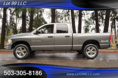 2005 Dodge Ram Pickup 1500 for sale at LOT 99 LLC in Milwaukie OR