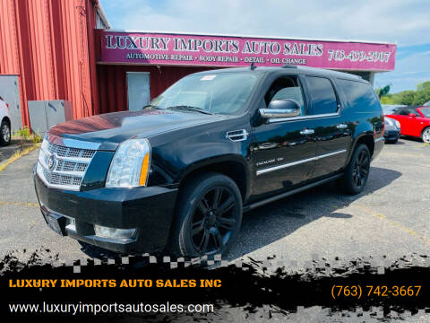 2012 Cadillac Escalade ESV for sale at LUXURY IMPORTS AUTO SALES INC in North Branch MN