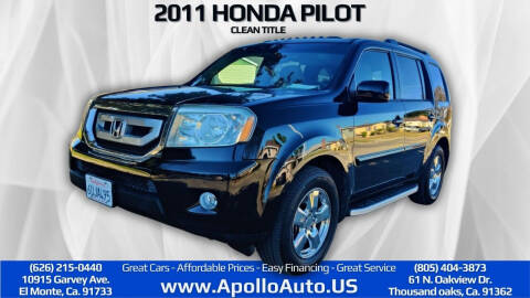 2011 Honda Pilot for sale at Apollo Auto El Monte in El Monte CA