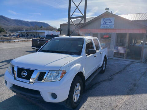 2012 Nissan Frontier for sale at FAMILY AUTO II in Pounding Mill VA