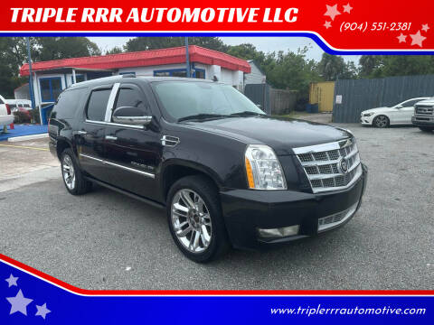 2011 Cadillac Escalade ESV for sale at TRIPLE RRR AUTOMOTIVE LLC in Jacksonville FL