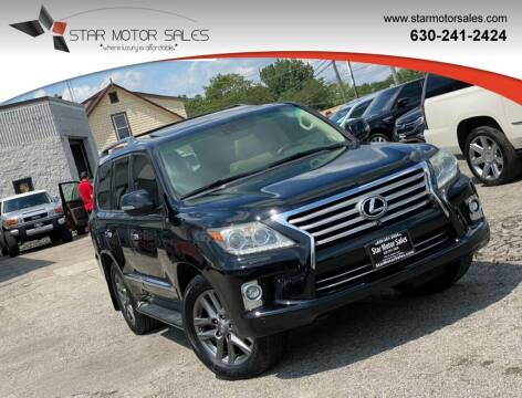 2014 Lexus LX 570 for sale at Star Motor Sales in Downers Grove IL