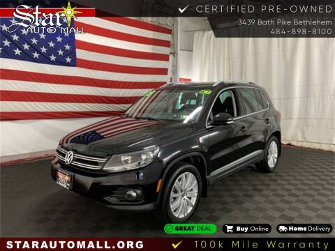 2015 Volkswagen Tiguan for sale at STAR AUTO MALL 512 in Bethlehem PA