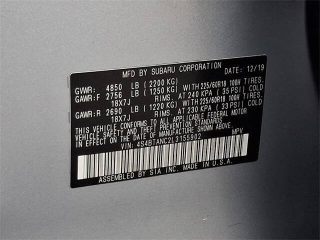 2020 Subaru Outback Limited