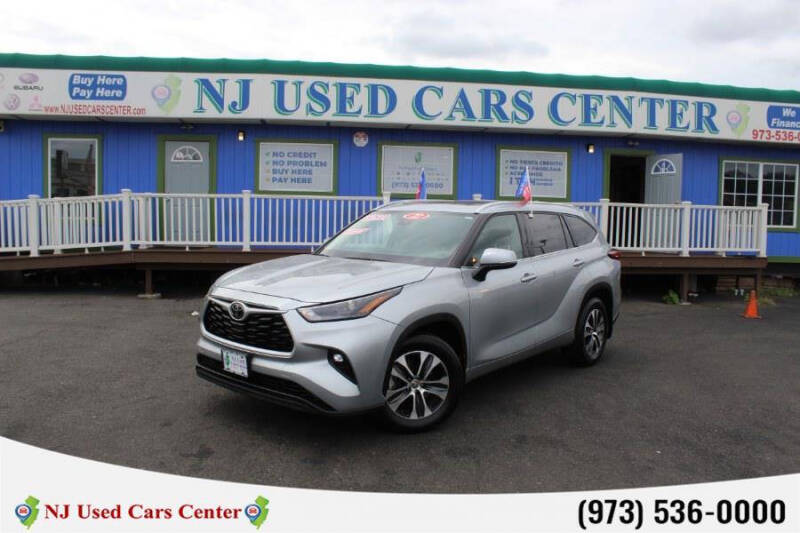 2022 Toyota Highlander for sale at New Jersey Used Cars Center in Irvington NJ