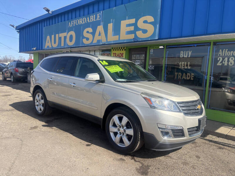 2016 Chevrolet Traverse for sale at Affordable Auto Sales of Michigan in Pontiac MI