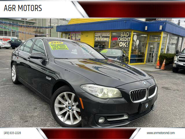 2015 BMW 5 Series for sale at A&R MOTORS in Baltimore MD