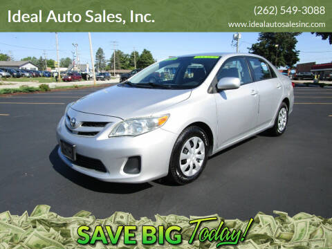 2011 Toyota Corolla for sale at Ideal Auto Sales, Inc. in Waukesha WI