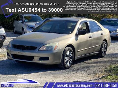 2007 Honda Accord for sale at Island Auto Sales in East Patchogue NY