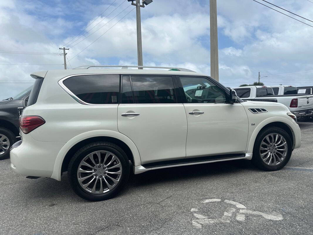 2015 INFINITI QX80 for sale at Tropical Auto Sales in North Palm Beach, FL