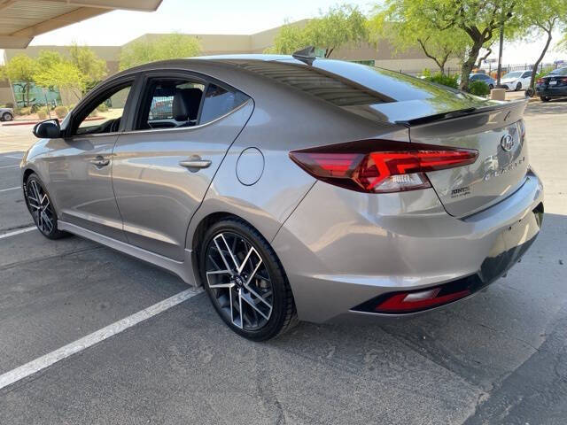 Used 2020 Hyundai Elantra Sport with VIN KMHD04LB8LU061014 for sale in Peoria, AZ