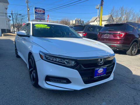 2020 Honda Accord for sale at Sam's Auto Sales in Cranston RI