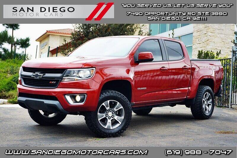 2015 Chevrolet Colorado for sale at San Diego Motor Cars LLC in San Diego CA