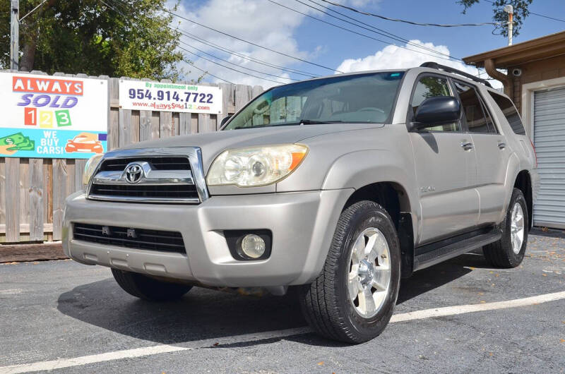 2007 Toyota 4Runner for sale at ALWAYSSOLD123 INC in Fort Lauderdale FL